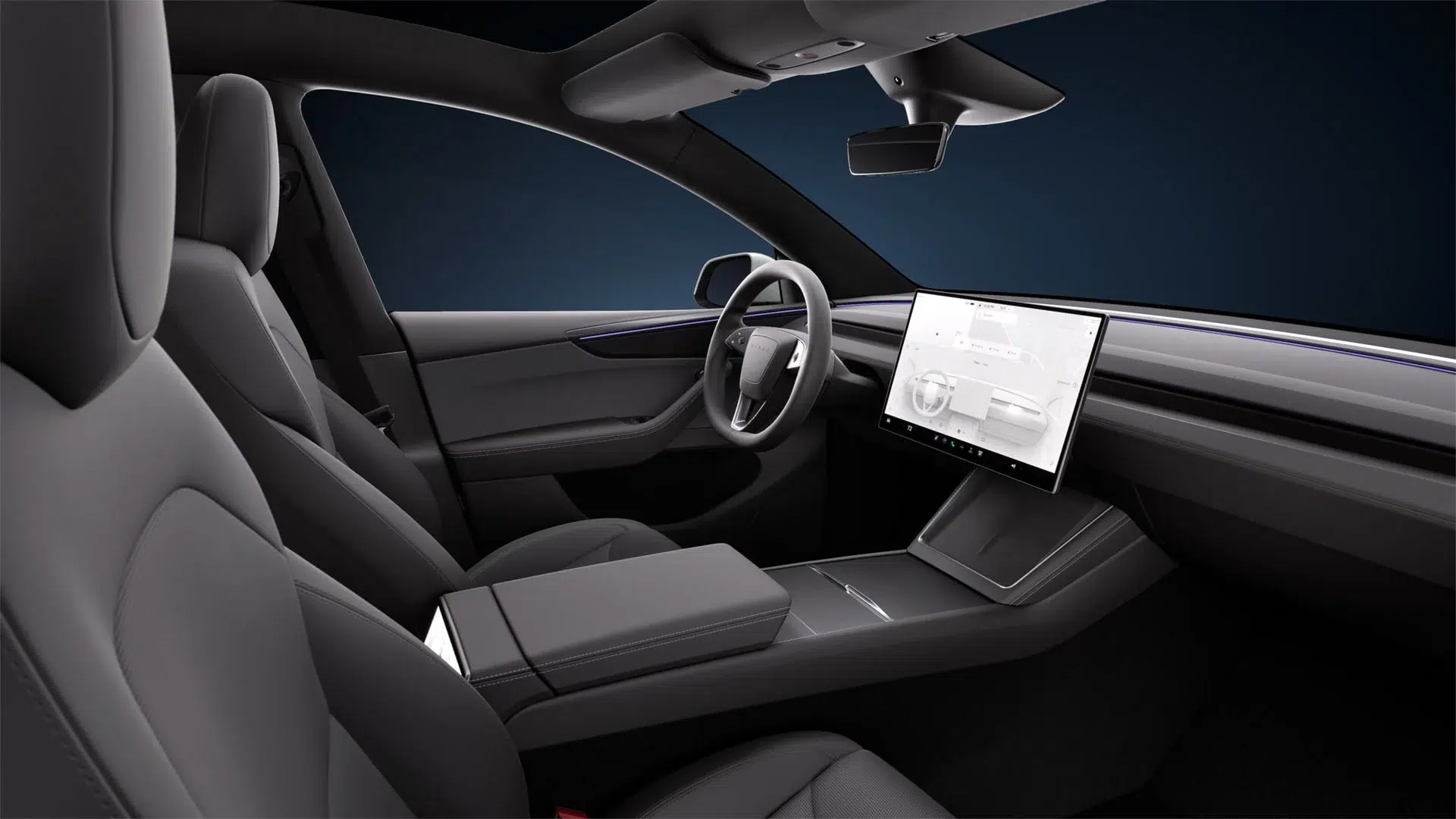 Tesla Model Y - intérieur